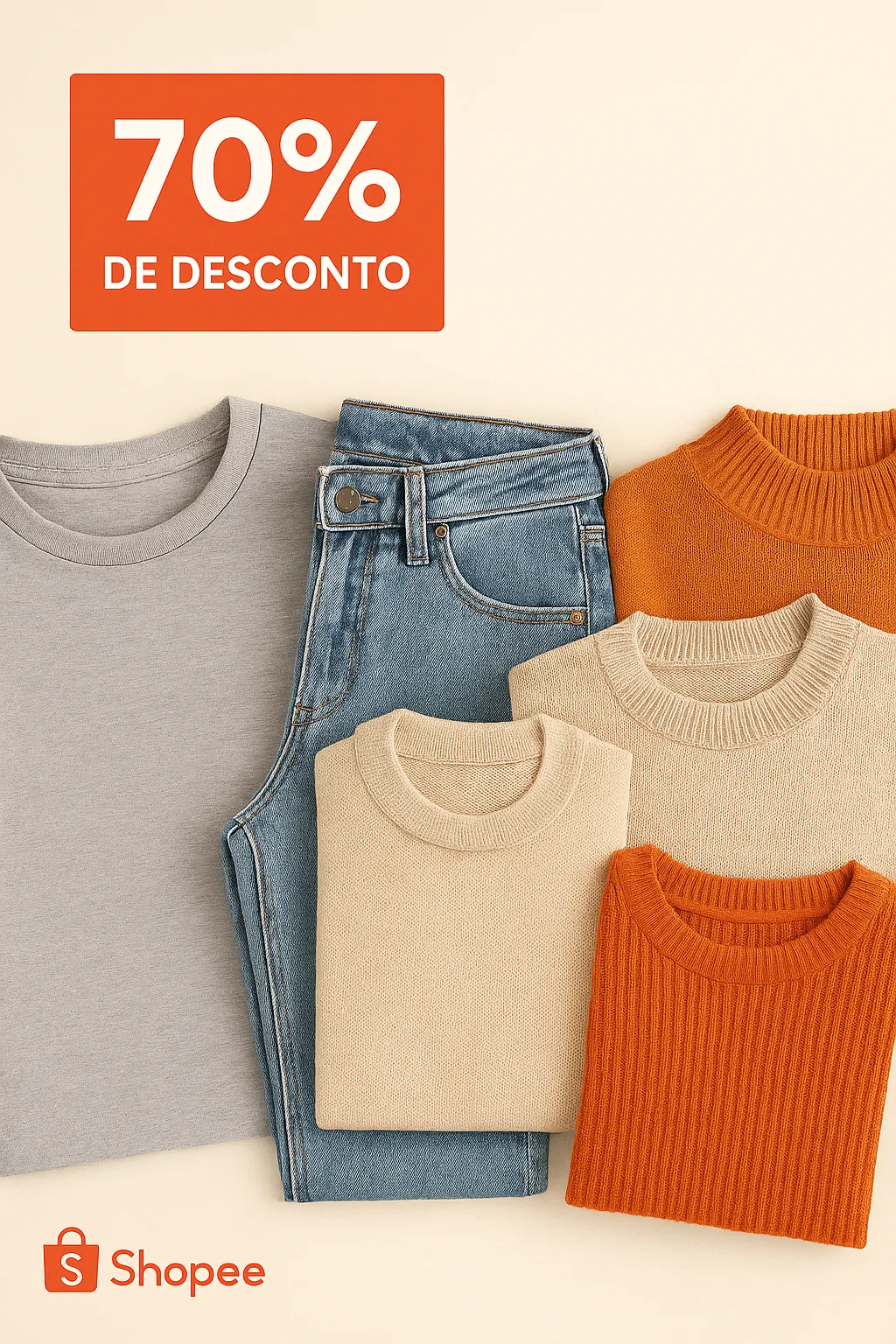 Conjunto de Roupas Femininas